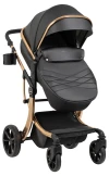 Коляска-трансформер Farfello Aimile Adventurer PU ADV-16 Gold black