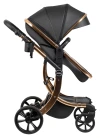 Коляска-трансформер Farfello Aimile Adventurer PU ADV-16 Gold black
