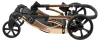 Коляска-трансформер Farfello Aimile Adventurer PU ADV-16 Gold black