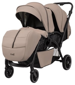 Коляска для двойни Farfello Costa Juno Beige