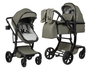 Коляска-трансформер Farfello Aimile Adventurer PU ADV-15 Khaki