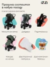 Коляска-трансформер iZZi 2 в 1 Olive/ Black