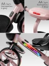 Велоколяска Amarobaby Scout Led подсветка розовый