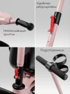 Велоколяска Amarobaby Scout Led подсветка розовый
