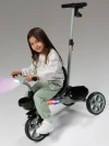 Велоколяска Amarobaby Scout Led подсветка розовый