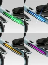 Велоколяска Amarobaby Scout Led подсветка голубой