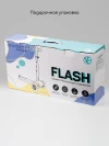 Самокат 3-х колесный Amarobaby Flash Led подсветка коричневый