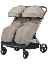 Коляска для двойни Carrello Link CRL-6533 Island Beige