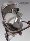 Коляска 2 в 1 Amarobaby Motus Premium Ecco Exclusive Экокожа серый