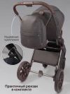 Коляска 2 в 1 Amarobaby Motus Premium Ecco Exclusive Экокожа серый