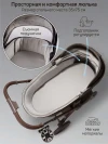 Коляска 2 в 1 Amarobaby Motus Premium Ecco Exclusive Экокожа серый