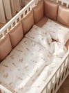 Комплект 6пр д/прямоугольной кровати RANT Home Лесная прогулка сатин, терракот, арт.6/3-028 