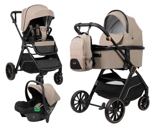 Коляска 3 в 1 Costa Rider Beige