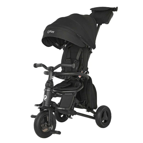 Велоколяска QPlay Nova Plus Carbon fiber Black - фото 1