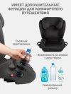Автокресло Siger Delta Fix 2/3 (15-36кг) черный