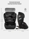 Автокресло Siger Delta Fix 2/3 (15-36кг) черный