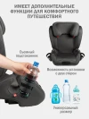 Автокресло Siger Delta Fix 2/3 (15-36кг) темно-серый