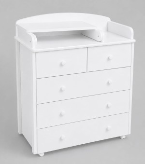 Комод Азбука Кроваток Marco 800/5 белый/белый