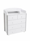 Комод Азбука Кроваток Marco 800/5 белый/серый