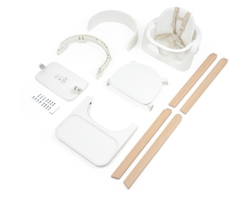 Стул для кормления Stokke Steps Белый/Натуральный