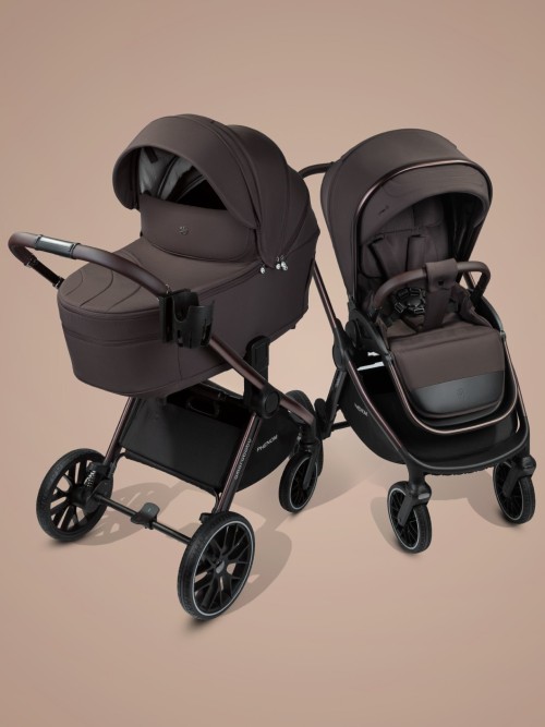 Коляска 2 в 1 Amarobaby Phenom шоколадный