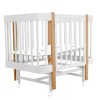 Кровать Pituso Mirelle 100*70 см маятник Белый-Бук