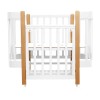 Кровать Pituso Mirelle 100*70 см маятник Белый-Бук