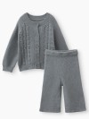 Костюм Happy Baby (кардиган и брюки) (серый / grey, 80–86, 88351-0)