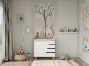 Комод Incanto Marsi 900/4 органайзер белый/бук