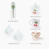 Бутылочка Happy Baby с крышкой и силиконовой соской, 125 мл (light gray new, 10030)